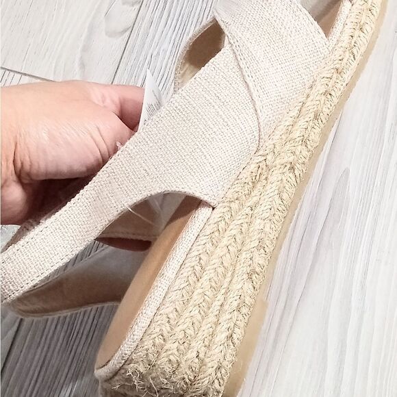 (27-4250) mysoft Women's Espadrille Wedge Sandals Sz 9.5 - Picture 5 of 9